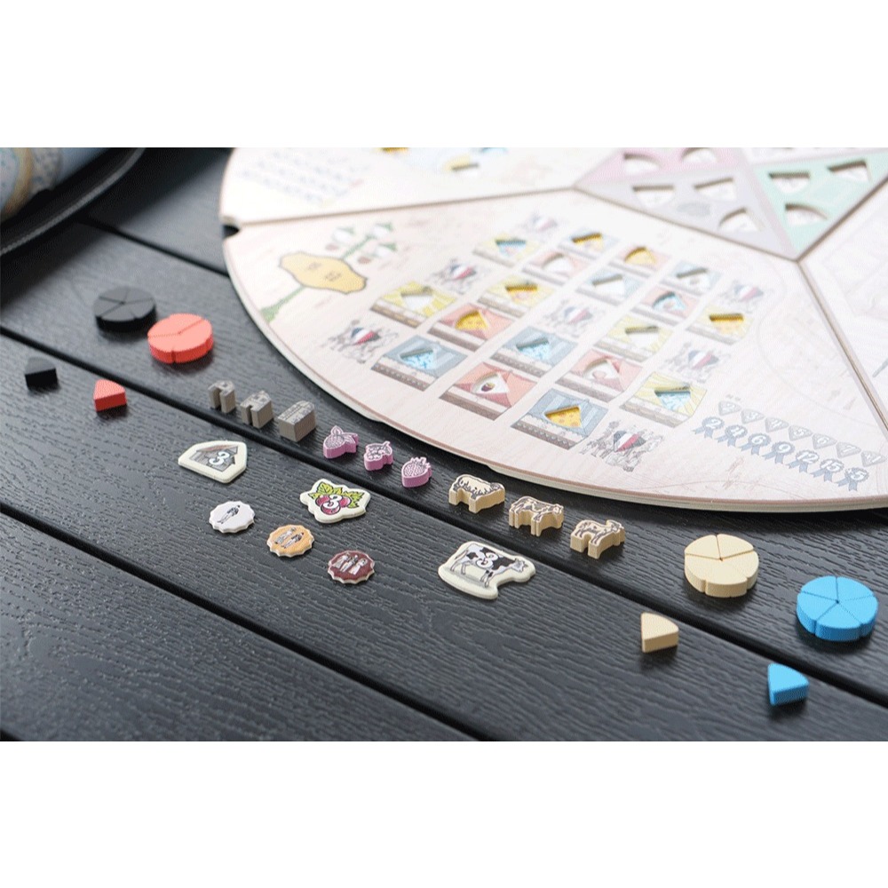 Boardgame Fromage Trở Thành thợ phô mai danh tiếng bản Trung Engsub