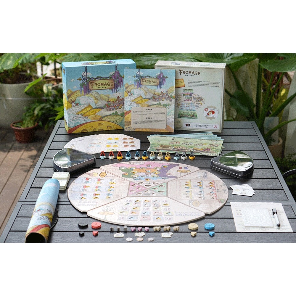 Boardgame Fromage Trở Thành thợ phô mai danh tiếng bản Trung Engsub