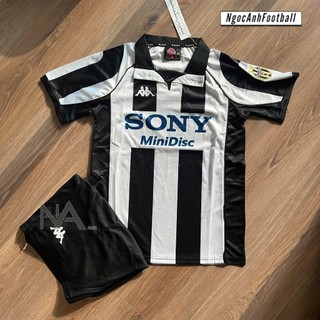 "Áo Bóng Đá Retro Juventus 1997 Sân Nhà - Thiết Kế Cổ Điển Dành Cho Nam Nặng Từ 50-90kg"