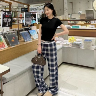 Hollister Small Seagull Casual Pants Sleeping Pants Quần sọc nữ