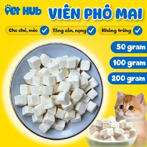 Viên Phô Mai Sữa Tăng Nọng Cao Cấp Loại 1 Cho Mèo - Giúp Chó Mèo Tăng Cân, Tặng Nọng và Mượt Lông