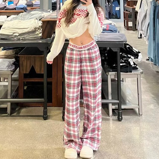 Hollister Small Seagull Casual Pants Sleeping Pants Quần sọc nữ