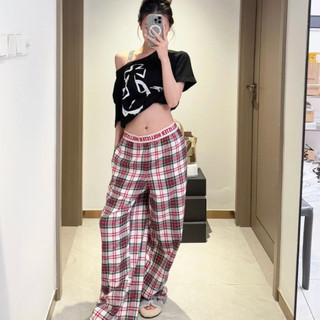 Hollister Small Seagull Casual Pants Sleeping Pants Quần sọc nữ