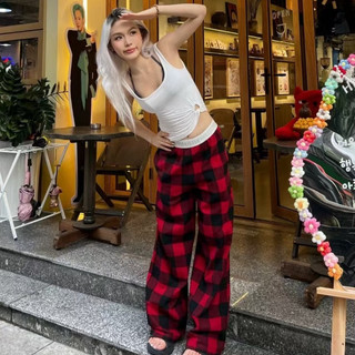 Hollister Small Seagull Casual Pants Sleeping Pants Quần sọc nữ
