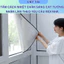 MIẾNG DÁN CỬA SỔ Chống Nắng Tấm Cách Nhiệt Phim Cách Nhiệt Chống Tia UV Cản Sáng Cách âm Cửa Sổ