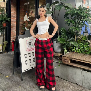 Hollister Small Seagull Casual Pants Sleeping Pants Quần sọc nữ