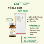 Combo  Tế bào gốc mụn GSC, xử lí mụn viêm, xóa thâm mụn, sáng da, khô mụn, cân bằng dầu GSC 8ml/1lọ Chính hãng — ảnh 1