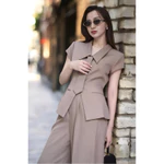 Set bộ phối cà vạt cổ thời thượng – Công sở, dạo phố – Bộ quần áo nữ – Tôn dáng, che khuyết điểm  [VT24171] — ảnh 6