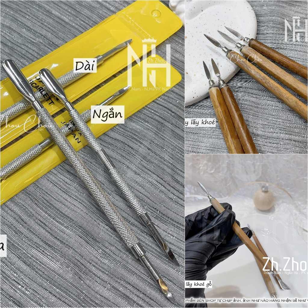 Đẩy da móc khoé làm móng