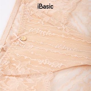 Quần lót ren nữ iBasic lưng vừa logo ren sang trọng gợi cảm PANW181