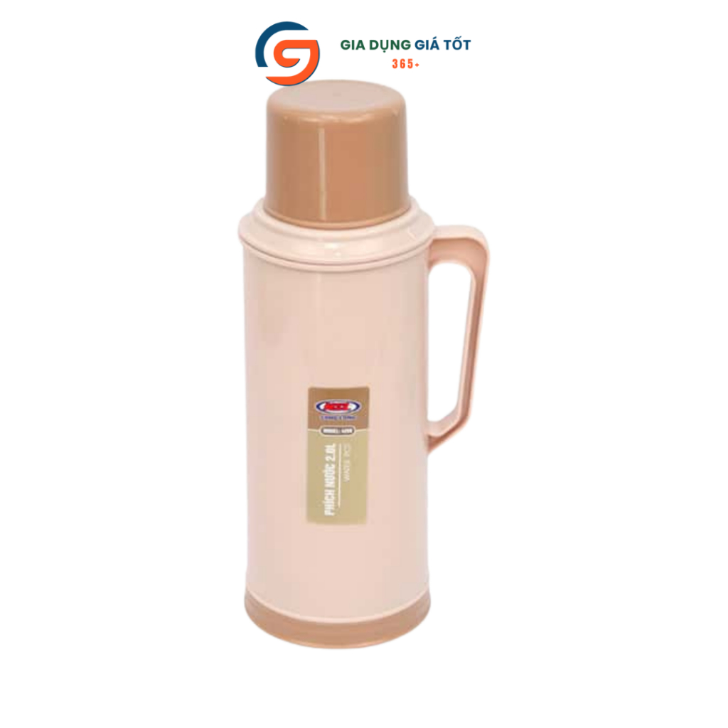[HỎA TỐC HN] Phích nước nóng 2L Song Long, ruột thủy tinh giữ nhiệt lâu, phích giữ nhiệt nắp kín