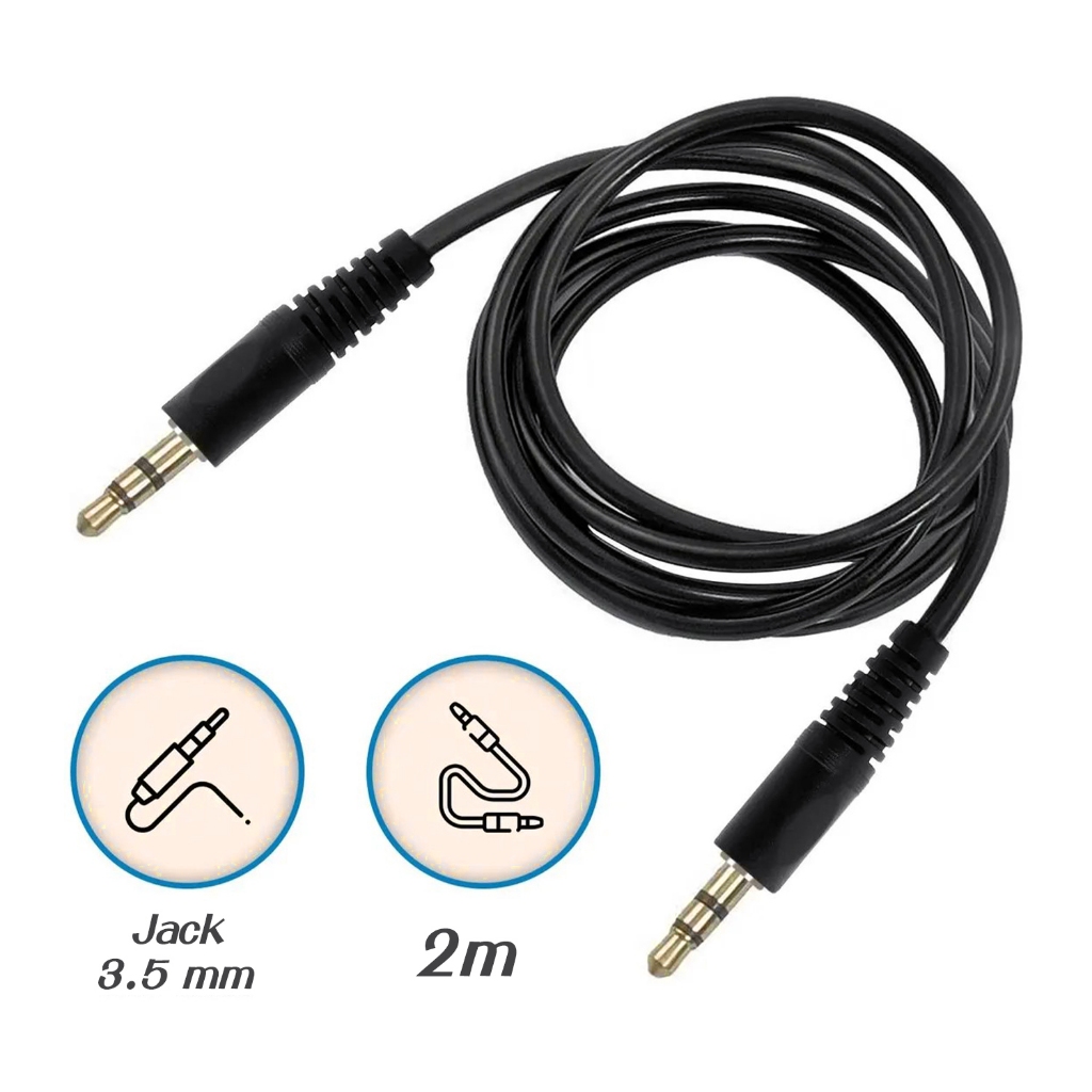 Ưu Đãi Đặc Biệt: Cáp Audio 3.5mm 3-pole, Cáp Âm Thanh Aux, Dài 2m, Dây ...