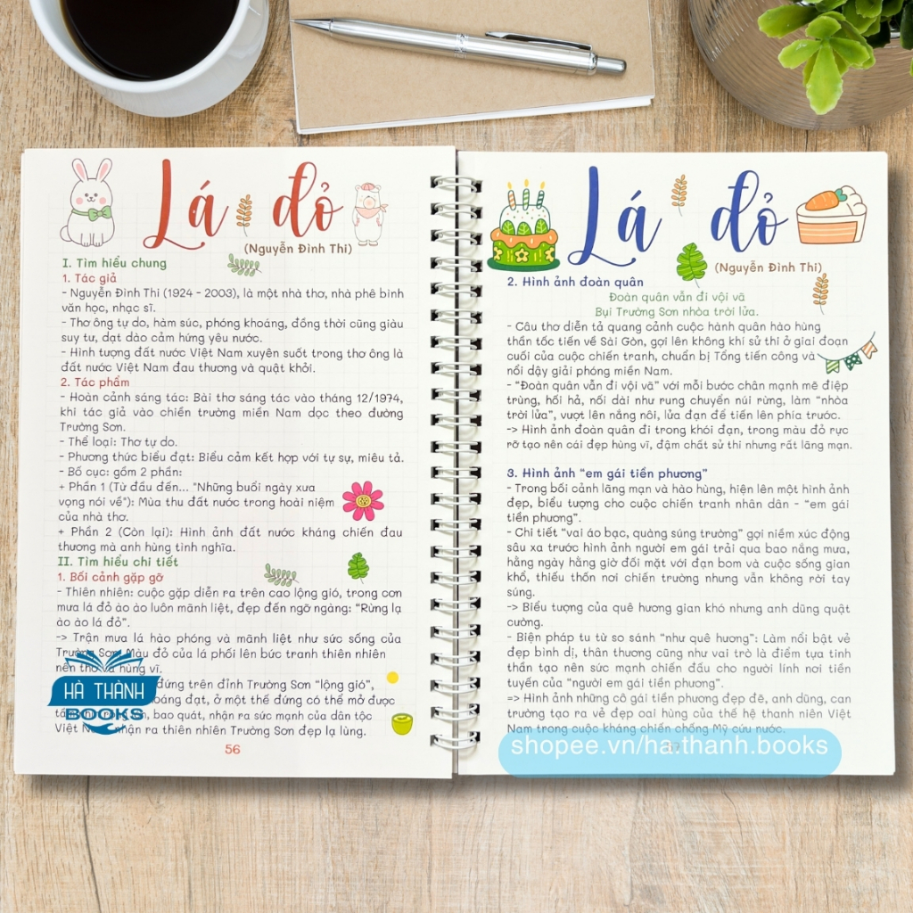 Sổ tay Take Note Văn lớp 8 chương trình Kết Nối Tri Thức | Sổ ghi nhớ ôn tập Ngữ văn 8 in màu