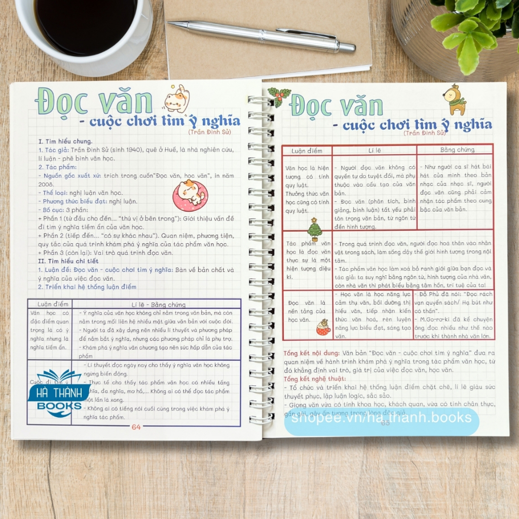 Sổ tay Take Note Văn lớp 8 chương trình Kết Nối Tri Thức | Sổ ghi nhớ ôn tập Ngữ văn 8 in màu