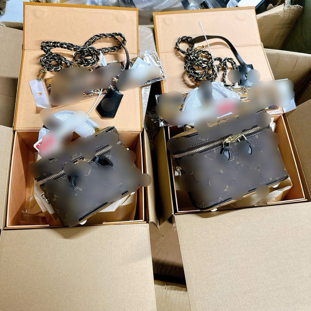 (Full-Box) Túi cốp vuông size 16-20 cm TẶNG Ổ + CHÌA KHOÁ cầm tay đeo chéo siêu xinh sang chảnh