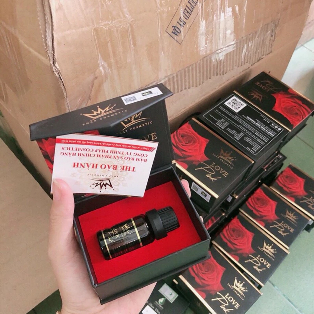 Nước Hoa Vùng Kn Pháp Cosmetic 10ml LOVE PINK ROSE, hương thơm quyến rũ, dịu nhẹ trên 24h MiCha Beauty