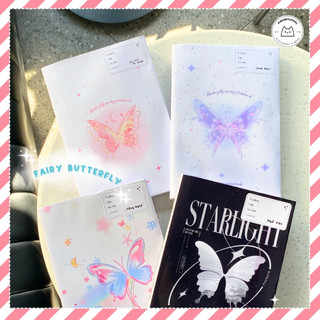 [LẺ] Giấy Bao Tập, Bao Vở, Bao Sách Hoạ Tiết Butterfly Xinh Xắn Giấy Bóng Dày Chất Lượng | Thiết kế bởi Pinandschool