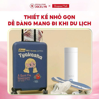 Bình Đun Nước Siêu Tốc Mini Cầm Tay JOCELYN, Bình Nước Giữ Nhiệt Nhỏ Gọn, Inox 304, Dung Tích 400ml.