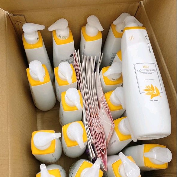 CHÍNH HÃNG Cặp dầu gội xả phục hồi tóc hư tổn siêu mềm mượt tóc LEO PROSEE 800ml