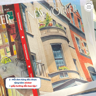 [LẺ] Giấy Bao Tập, Bao Vở, Bao Sách Tạp Chí New Yorker Giấy Bóng Dày Chất Lượng | Thiết kế bởi Pinandschool