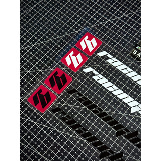 Tem Dán DTF Phuộc Trước / Dán Gắp - RacingBros - 2 Màu Sắc |SGDC - 1 Cặp|