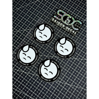 Tem Sticker DTF God & Famous New York, NY - Dán Nhiều Vị Trí |SGDC - 1 Cái|