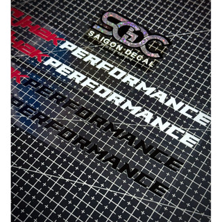 Tem Dán Phuộc - Dán Gắp DTF H2C - H2K Performance - 2 Màu Sắc |SGDC - 1 Cặp|
