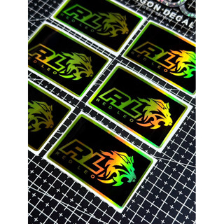 Tem Dán Phuộc Hologram Phuộc RedLeo Billet Đôi / Monosock RedLeo - Có Seal Lột |SGDC - 1 Cái/Cặp|