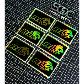 Tem Dán Phuộc Hologram Phuộc RedLeo Billet Đôi / Monosock RedLeo - Có Seal Lột |SGDC - 1 Cái/Cặp|