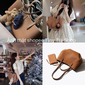 Túi xách công sở tote Pole.n.e TẶNG KÈM VÍ phong cách vintage sang chảnh