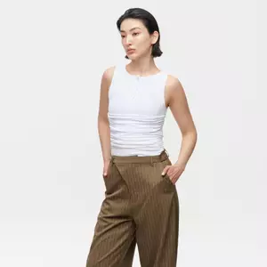 làminapparel - DRAPED WAIST TANK TOP