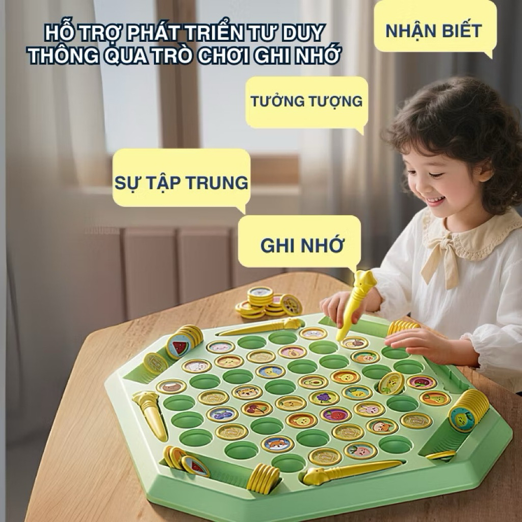 Đồ chơi lật hình ghi nhớ rèn luyện trí nhớ, tư duy cho trẻ, đồ chơi tư duy trí tuệ, đồ chơi logic
