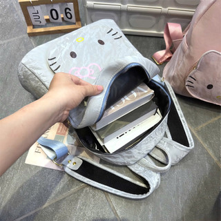 [Mới về]  LS 2518 BALO PUPPY MÈO NHUNG BẢN QUAI TO ĐỆM MÚT SIZE 40 ĐỰNG SÁCH VỞ CHO HỌC SINH, SINH VIÊN: