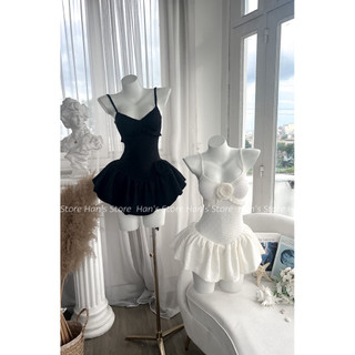 [HAN’S STORE] VÁY HAI DÂY CHẤT REN DỆT HOA DỄ THƯƠNG MÙA HÈ CÓ SẴN MÚT NGỰC VÀ QUÂNG TRONG -TẶNG KÈM TAG HOA( ẢNH THẬT)