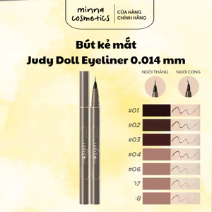Bút Kẻ Mắt Nước Siêu Mảnh JUDY DOLL Slim Liquid Eyeliner 0.4g Minna Cosmetics