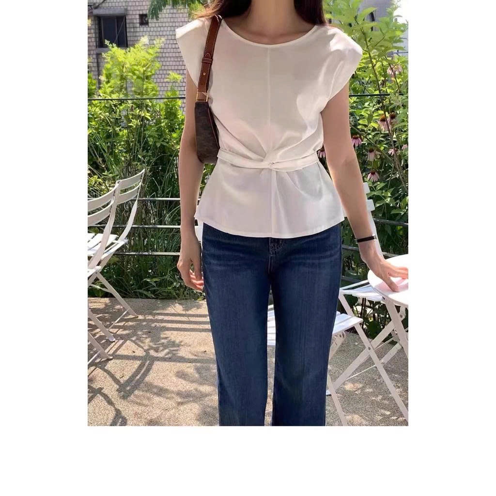 𝗔𝘃a - Áo Linen thắt nơ chiết eo BEELY