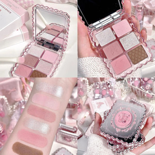 [GOGOTALES] Bảng Phấn Mắt Gogo Tales 6 Ô Vỏ Hồng Ballet Sweet Pink Ballet Soft Mist Eyeshadow Palette Minnacosmetics