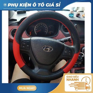 Bọc Vô Lăng Cao Cấp - Da Mềm Mại, Bền Chắc Tay Lái. Chống Trơn Trượt (Xe 4-7 chỗ Size 38cm)