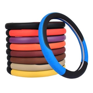 Bọc Vô Lăng Cao Cấp - Da Mềm Mại, Bền Chắc Tay Lái. Chống Trơn Trượt (Xe 4-7 chỗ Size 38cm)