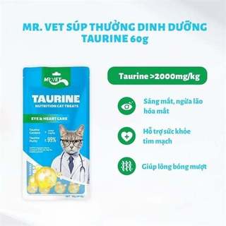 Hộp 12 Gói Súp Thưởng Mr.Vet Bổ Sung Dinh Dưỡng Cho Mèo