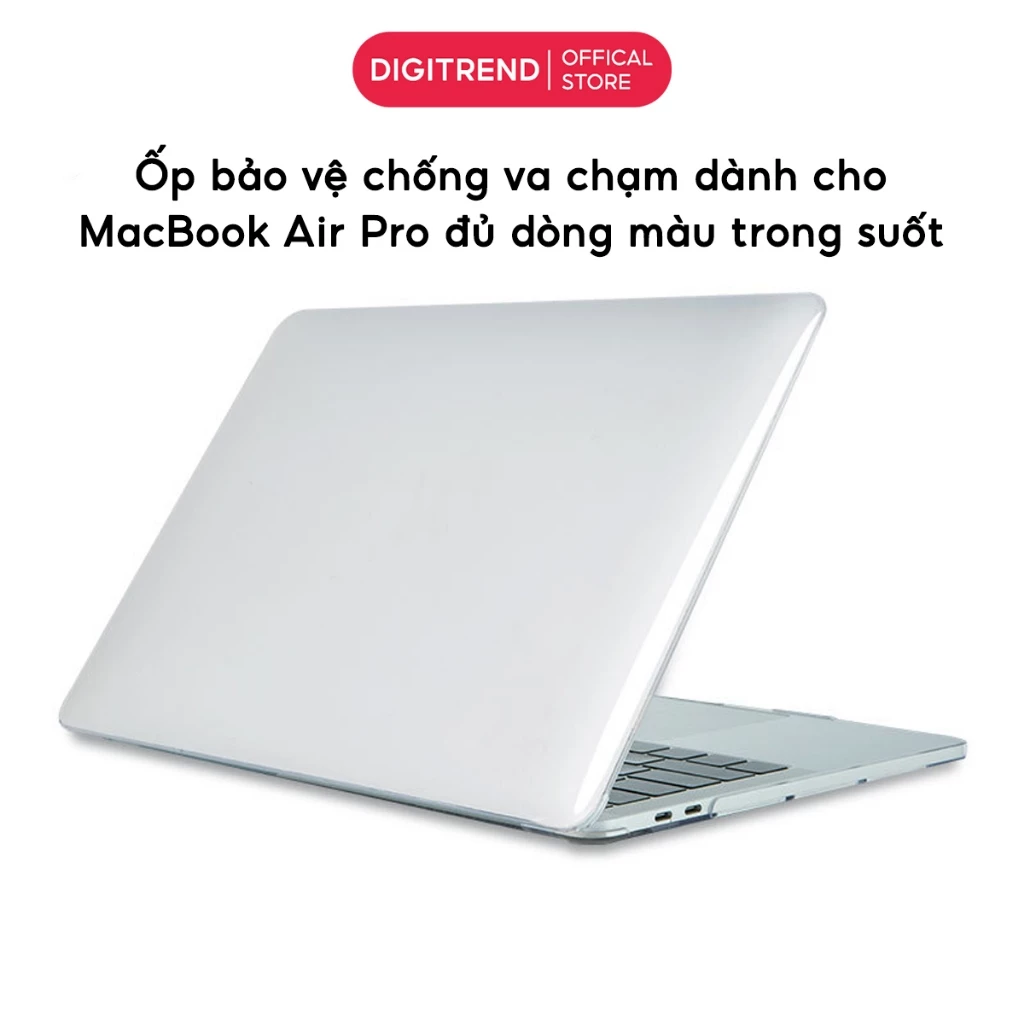 Case Ốp Trong Suốt TPU - Bảo Vệ MácBook Air/Pro M1 M2 13-16 inch - Chống Va Đập, Chống Xước