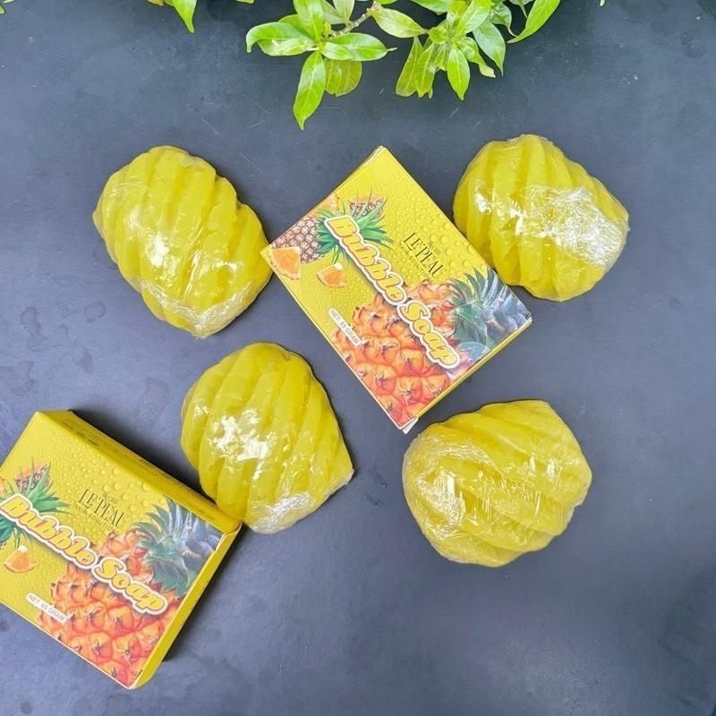 Soap Bưởi Vita, Xà Phòng Tắm Trắng, Dùng Được Cho Da Mặt, Khối Lượng 85gr - LE'PEAU