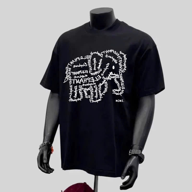 Áo thun Stee Cổ tròn ELEPHANT Localbrand ICVCVNI Unisex Cotton