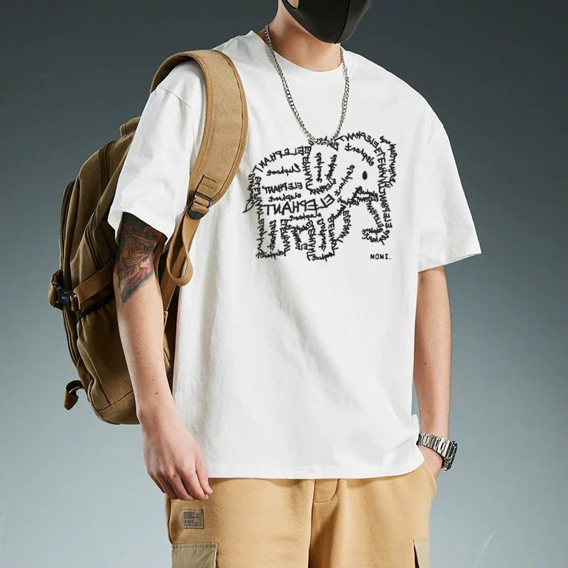 Áo thun Stee Cổ tròn ELEPHANT Localbrand ICVCVNI Unisex Cotton