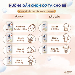 MUA 2GÓI TẶNG QUÀ [TẶNG GỐI NGỦ, THÚ NHÚN] , 1GOI TẶNG THÊM MIẾNG TÃ -  Tã Moony Natural đủ size- TD(NB/S/M/L)TQ(M/L/XL)