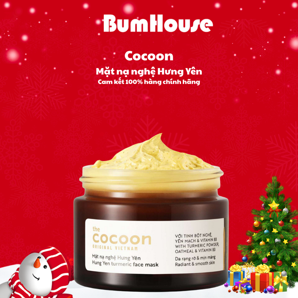 Mặt nạ nghệ Hưng Yên Cocoon giúp da rạng rỡ & mịn màng - 30ml/100ml
