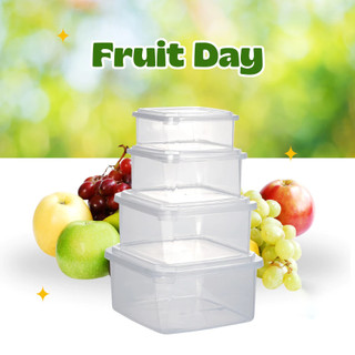 Bộ 3 hộp lạnh vuông Việt Nhật bảo quản thực phẩm an toàn tiện lợi ms: 6575(3,4,5)