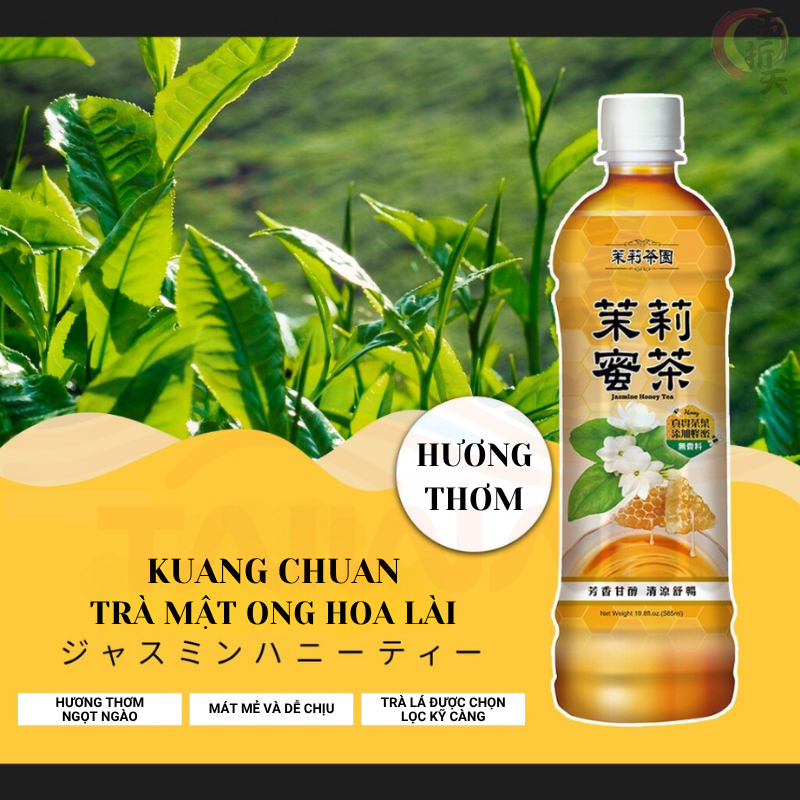 Nước Trà Thảo mộc Đài Loan Nước uống đài loan mật ong hoa lài, xanh chanh dây, Ô long các loại