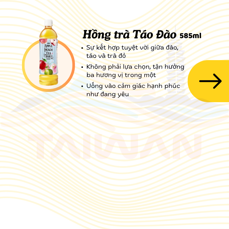Nước Trà Thảo mộc Đài Loan Nước uống đài loan mật ong hoa lài, xanh chanh dây, Ô long các loại
