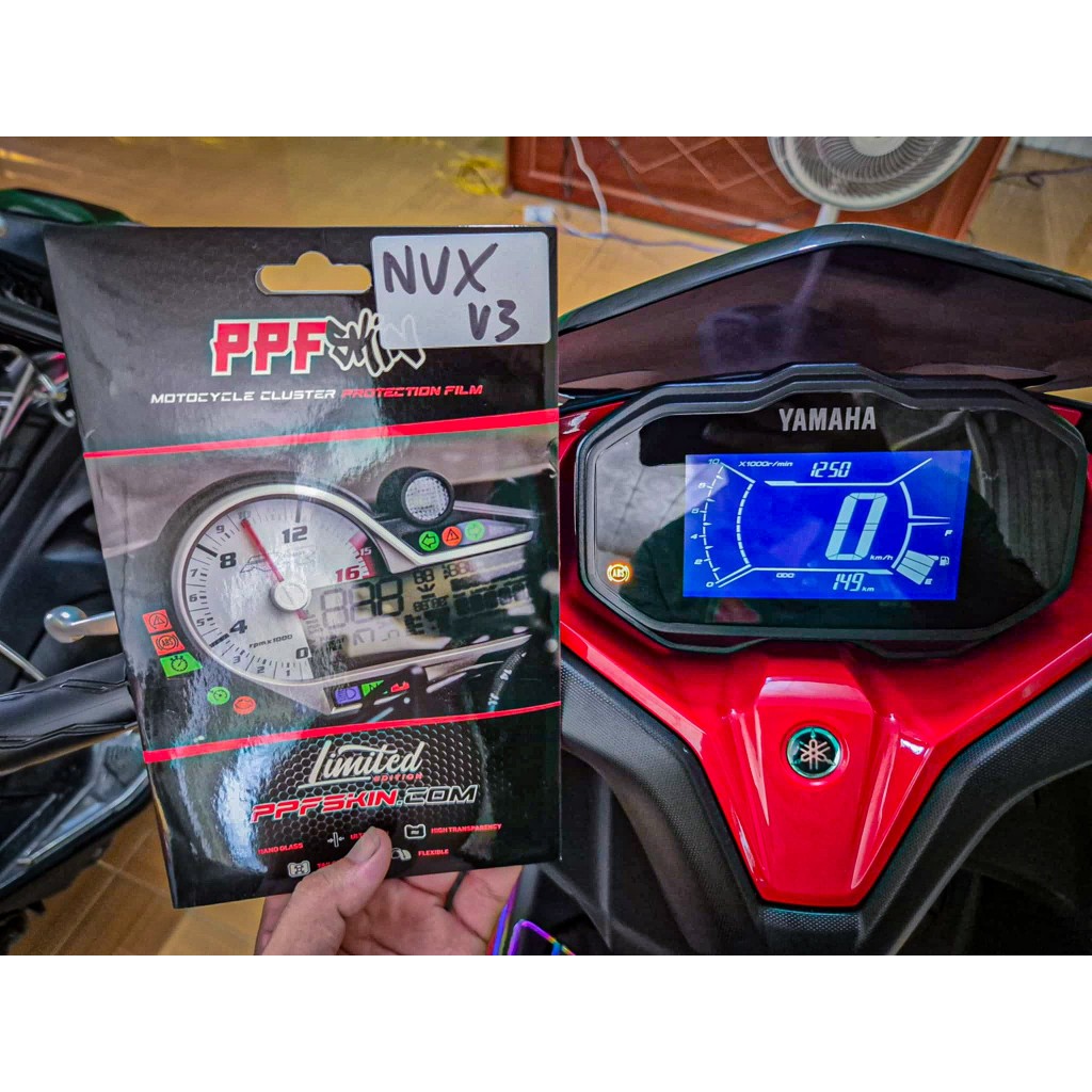 PPF NVX V3, PPF Yamaha NVX V3, dán đồng hồ xe